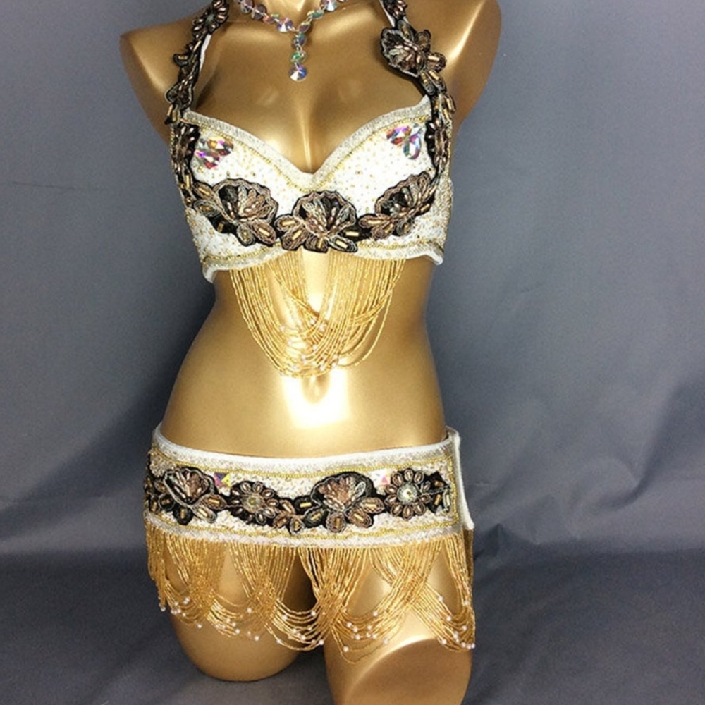 Belly dance hula mardi gras costume